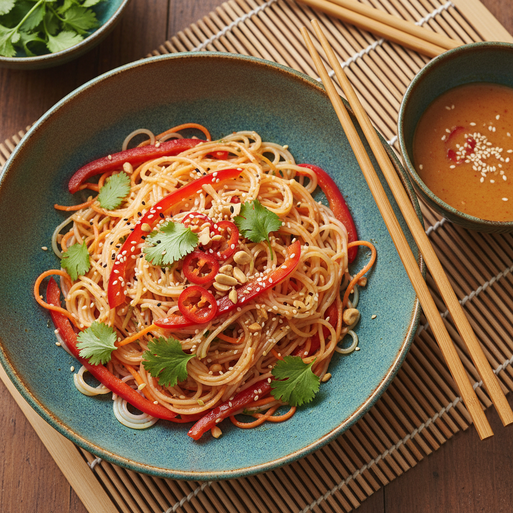 Spicy Asian Noodle Salad