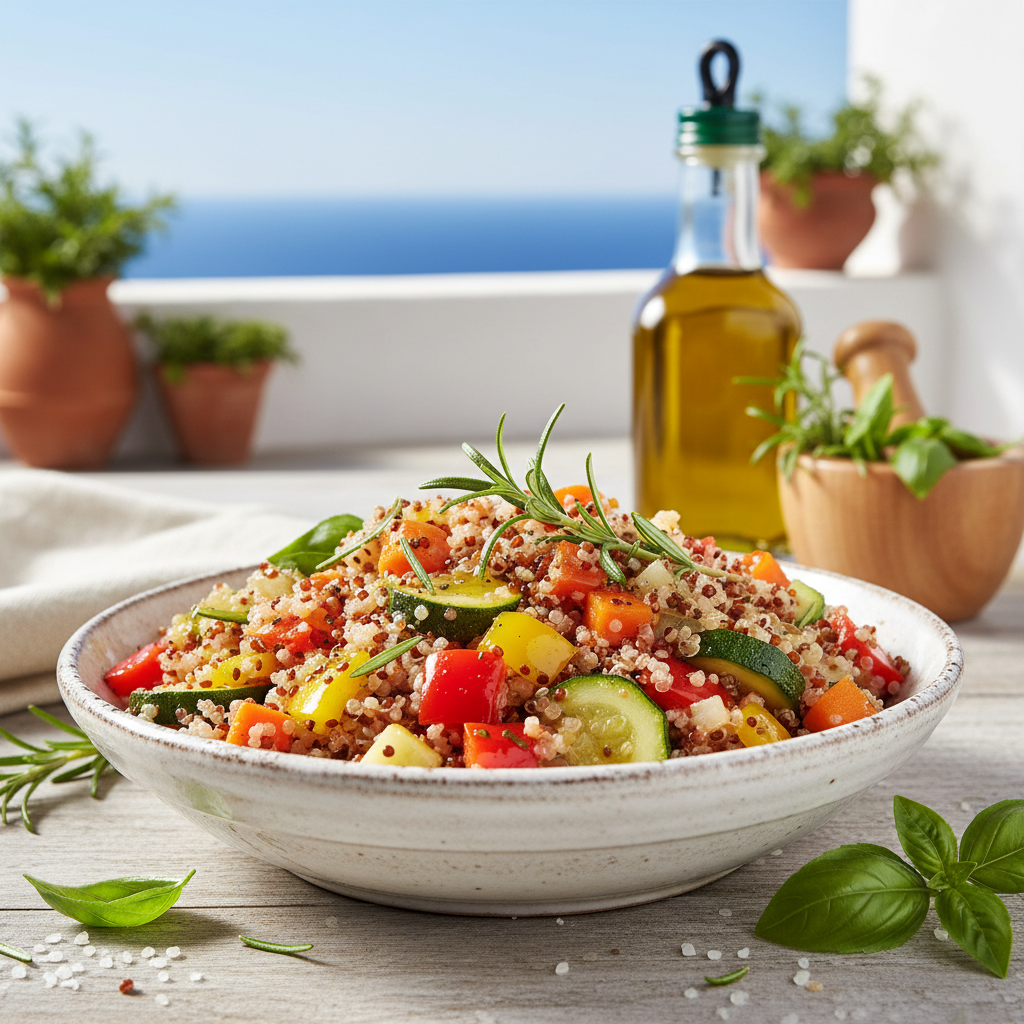 Savory Quinoa Vegetable Bowl