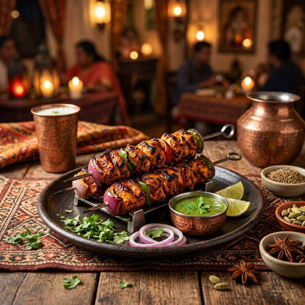 Tandoori Chicken Skewers