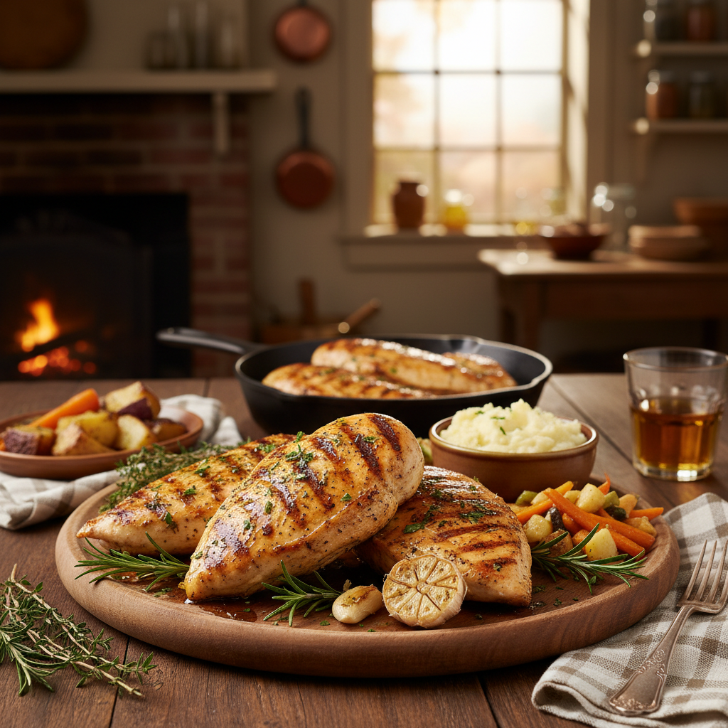 Garlic Herb Grilled Chicken