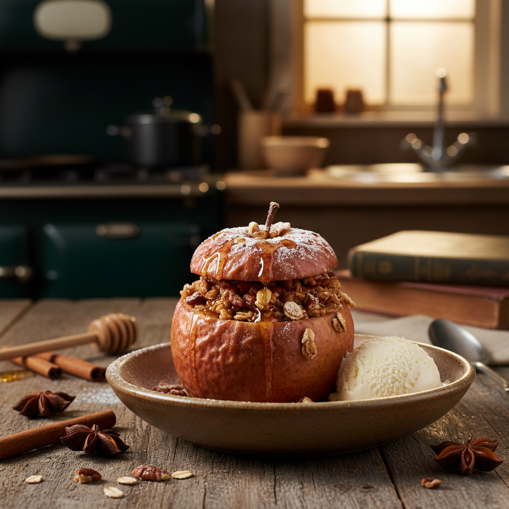 Baked Apple with Cinnamon