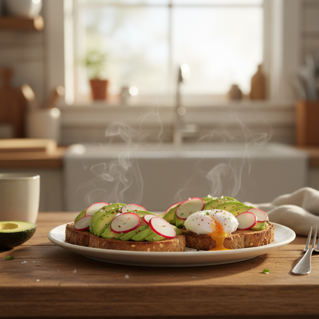 Avocado Toast with Radish