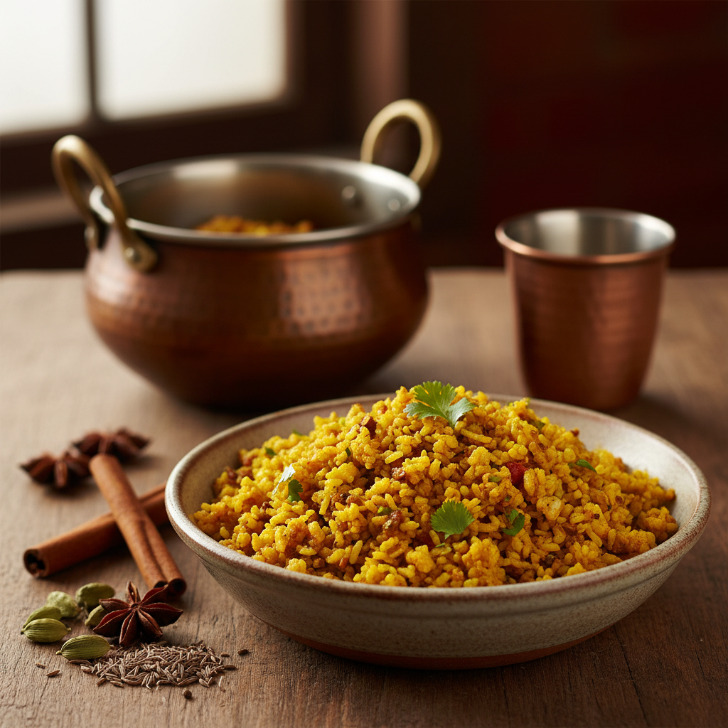 Indian Spiced Cauliflower Rice