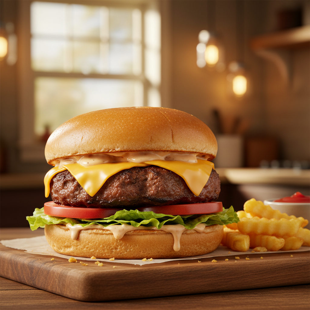 Classic American Cheeseburger