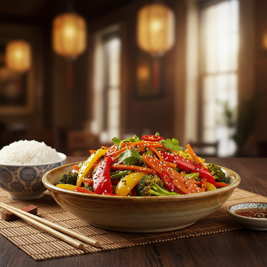 Spicy Vegetable Stir-fry