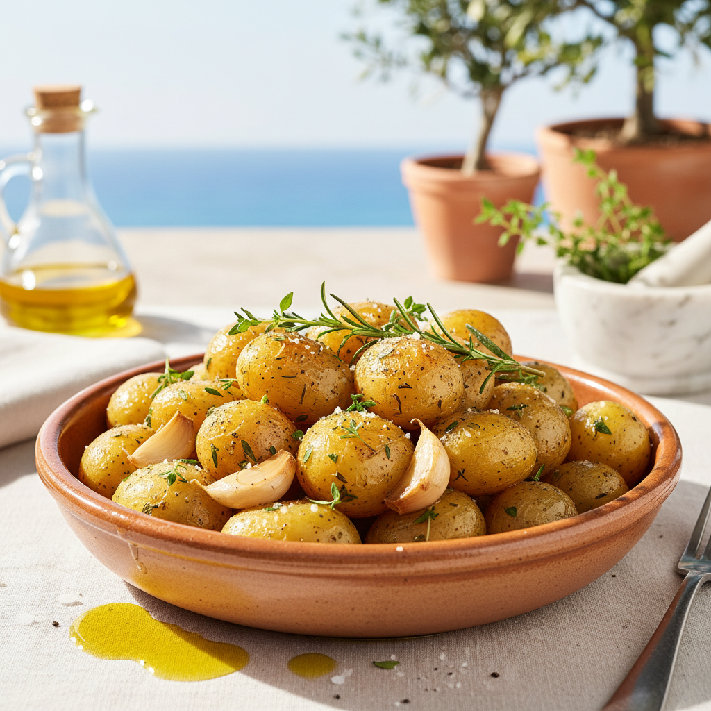 Garlic and Herb Roasted Potatoes