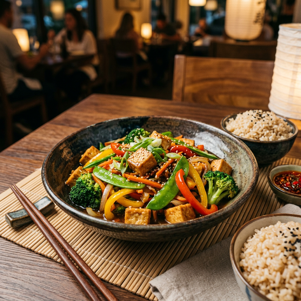 Veggie Stir-Fry with Tofu