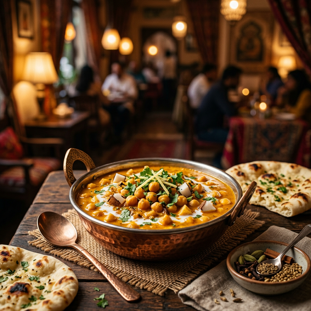 Chickpea Curry with Coconut Milk