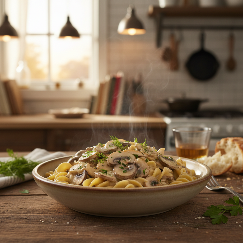 Mushroom Stroganoff