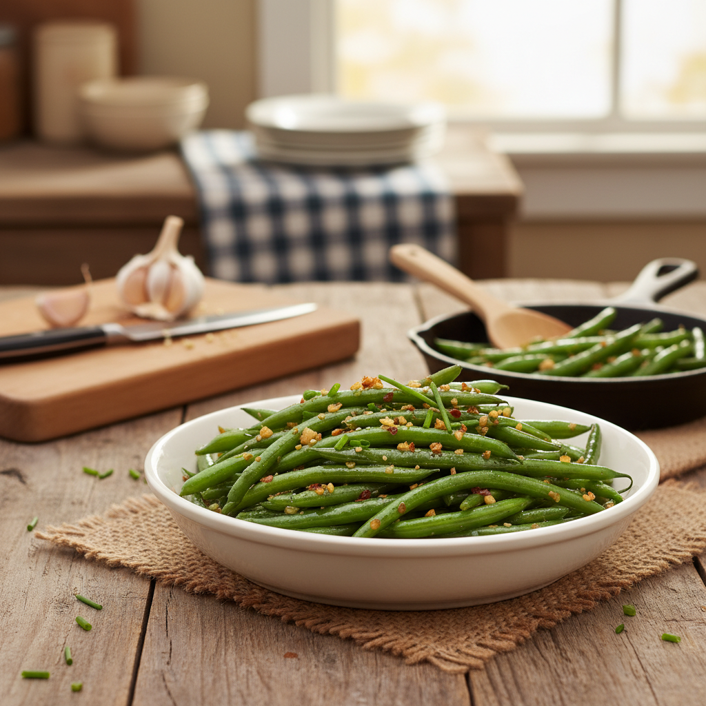 Sautéed Garlic Green Beans
