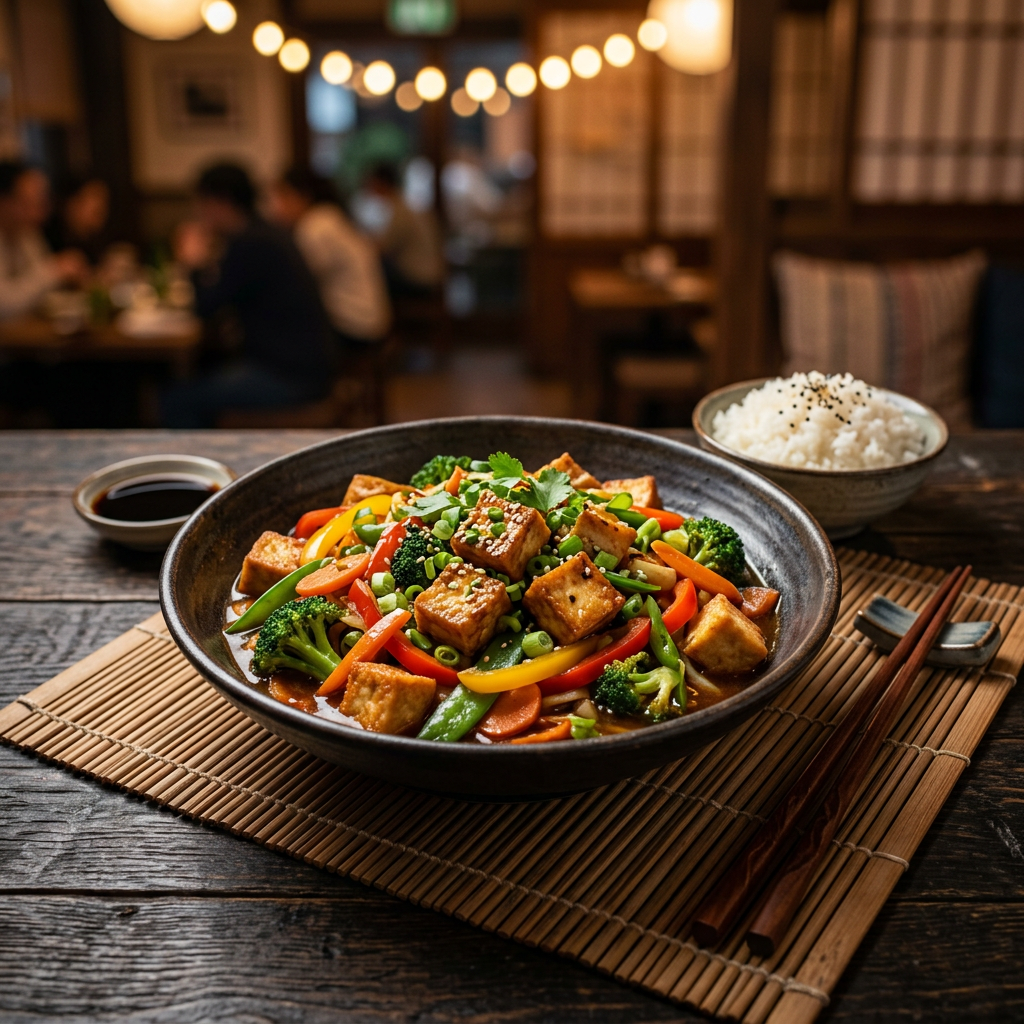 Crispy Tofu Stir Fry