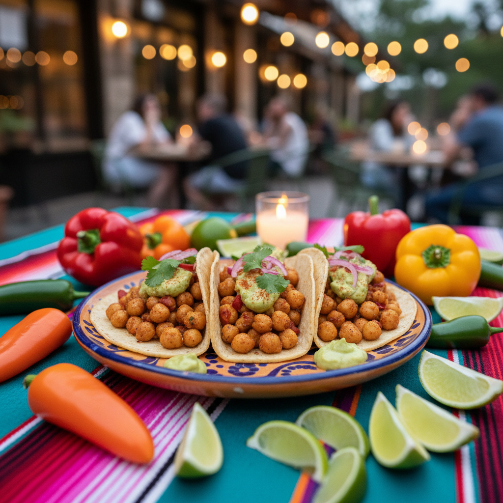 Spicy Chickpea Tacos