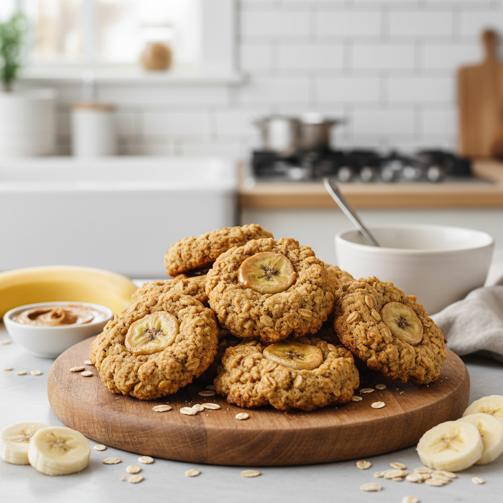 Gluten-Free Banana Oatmeal Cookies