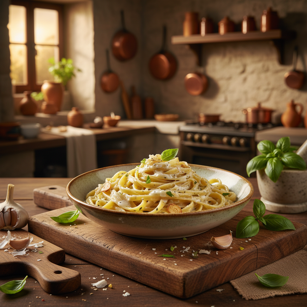 Creamy Garlic Pasta