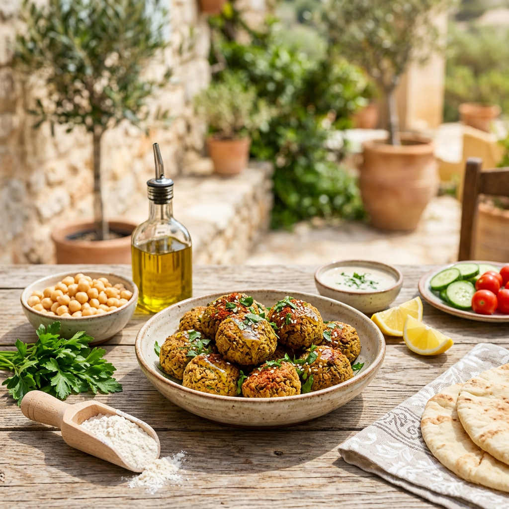 Oven Baked Falafel