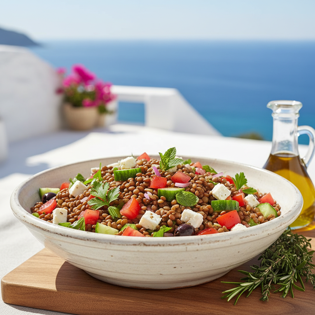 Mediterranean Lentil Salad