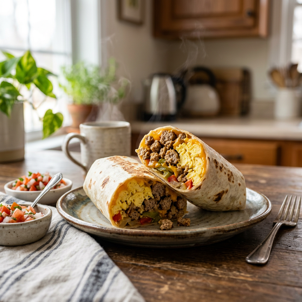 American Breakfast Burrito