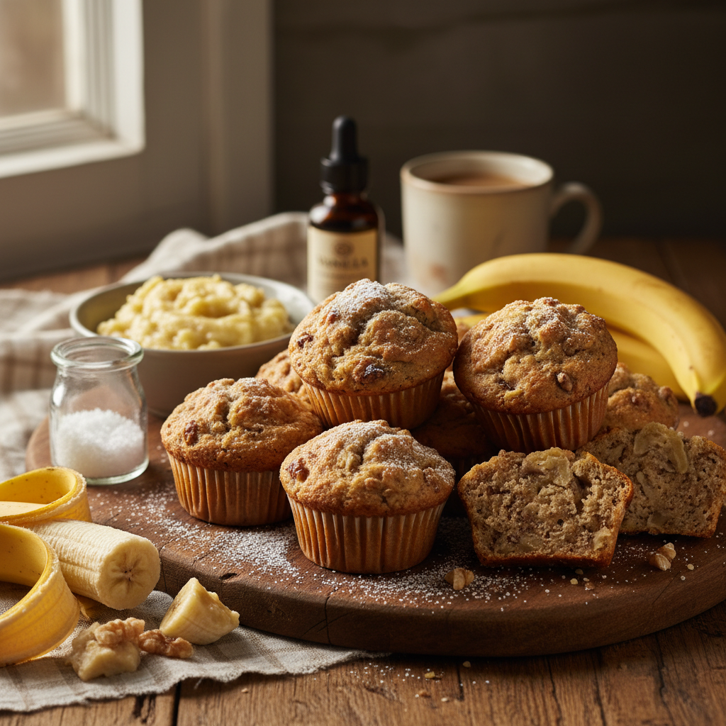 Banana Bread Muffins