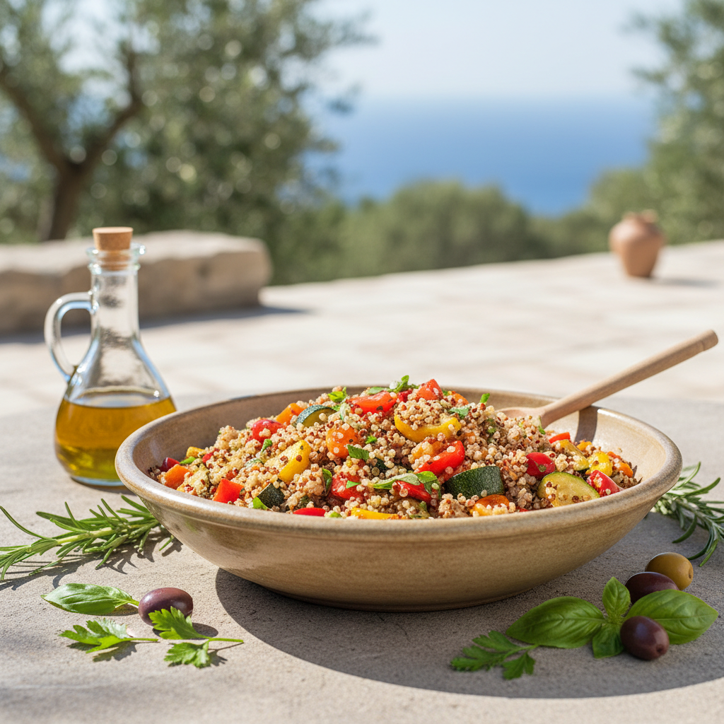 Quinoa Salad with Roasted Vegetables