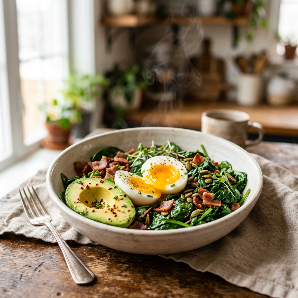 Keto Avocado & Egg Breakfast Bowl