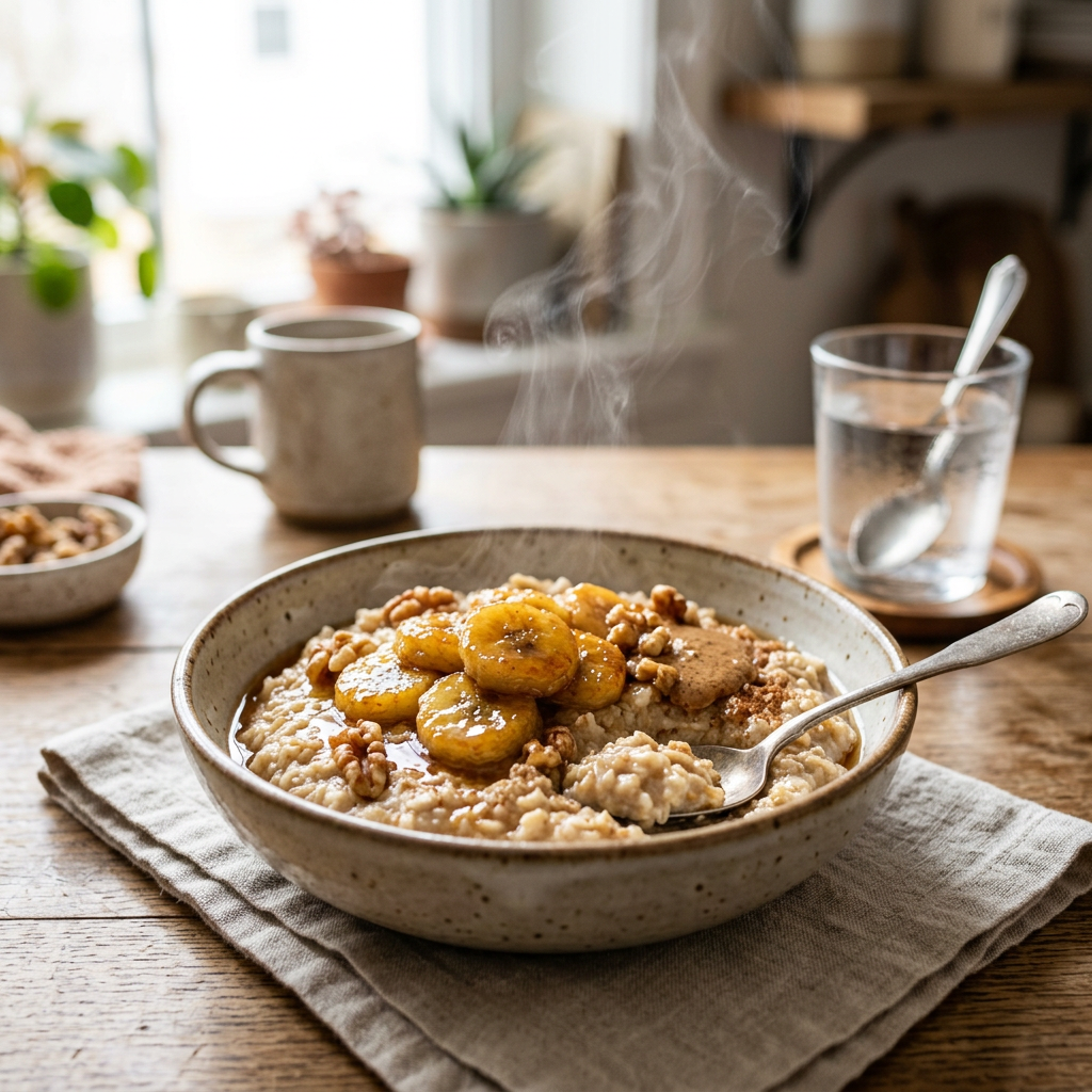 Caramelized Banana Oatmeal