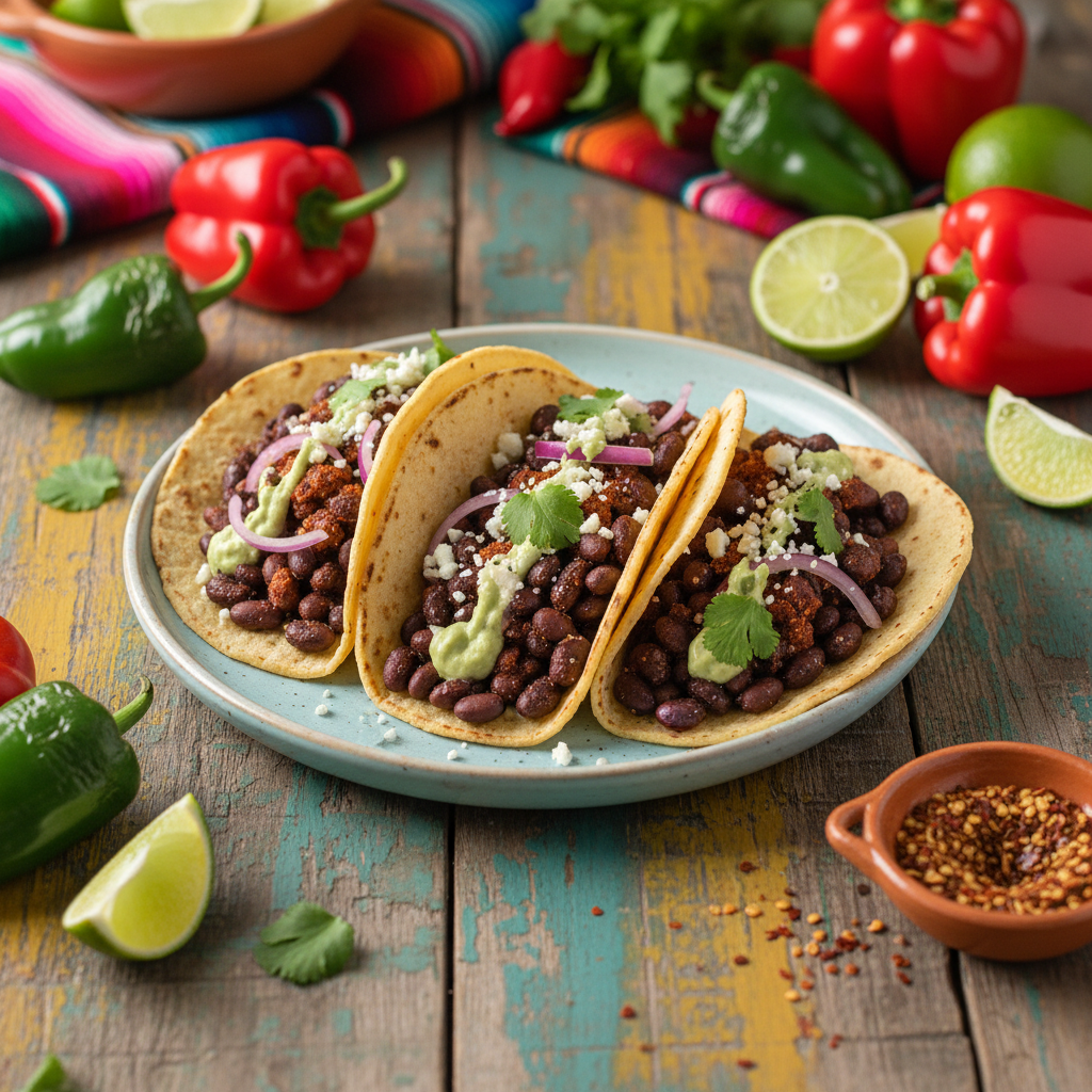 Smoky Black Bean Tacos