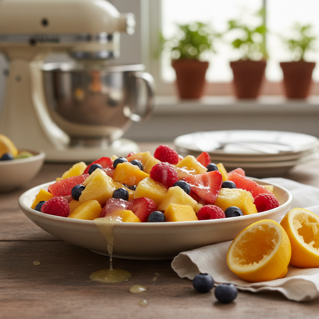 Fruit Salad with Citrus Dressing