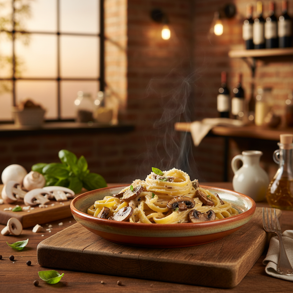 Creamy Mushroom Pasta