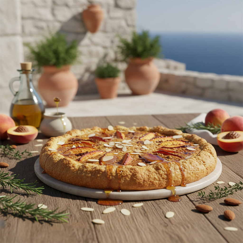 Peach and Almond Tart
