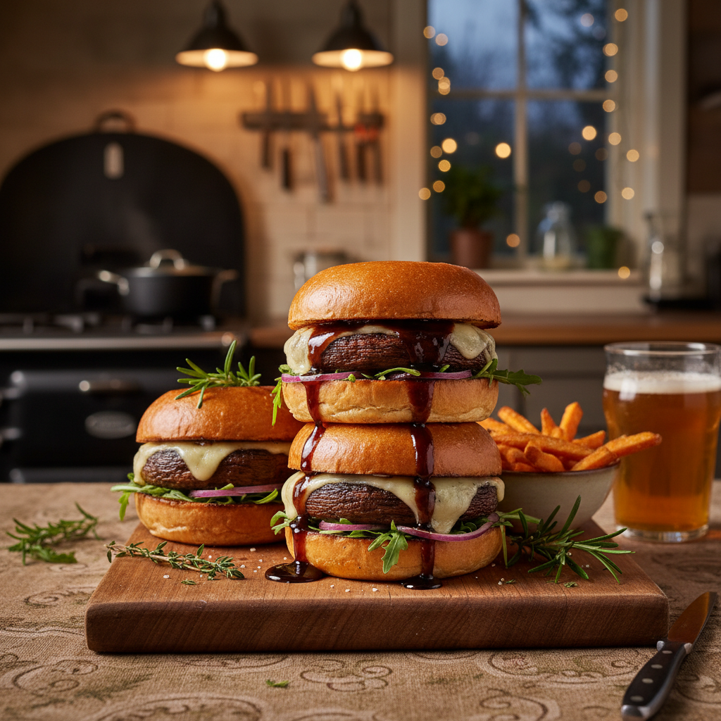 Grilled Portobello Burgers