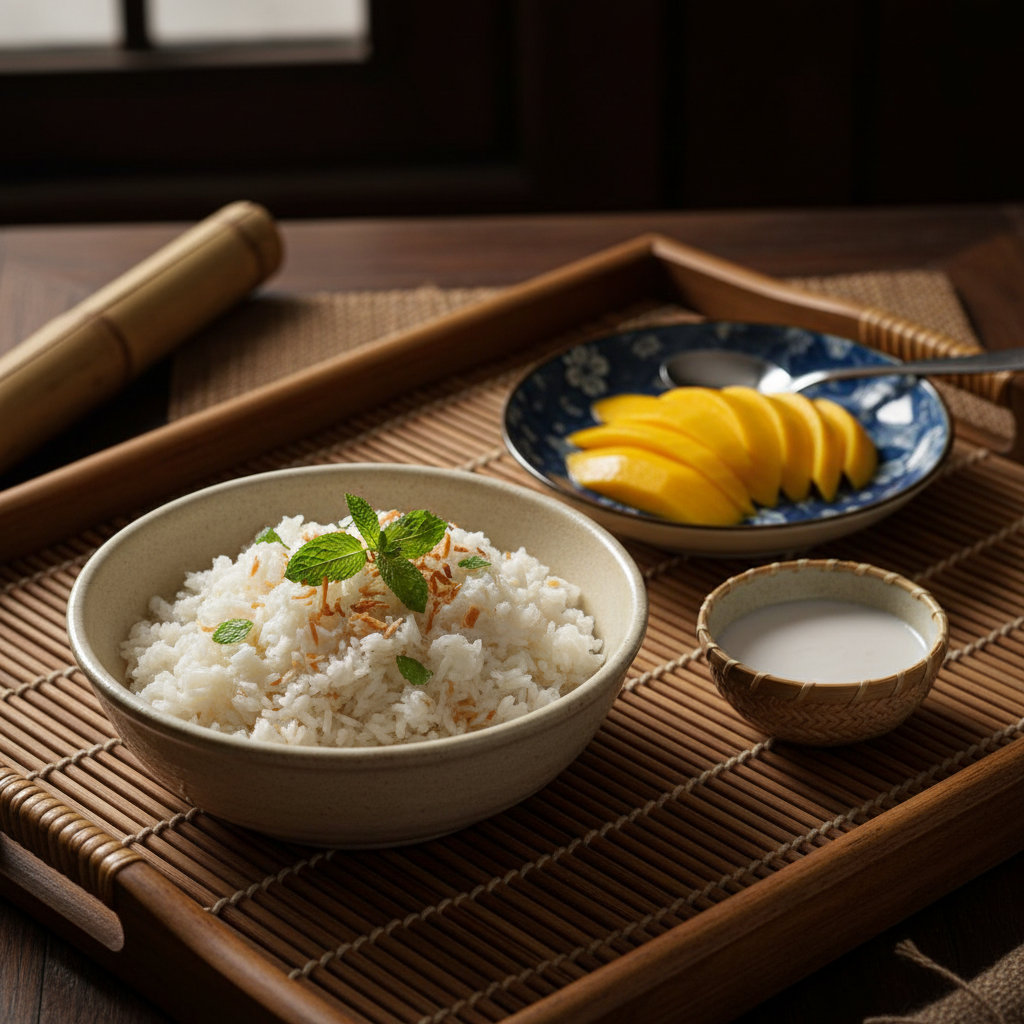 Coconut Rice with Mango
