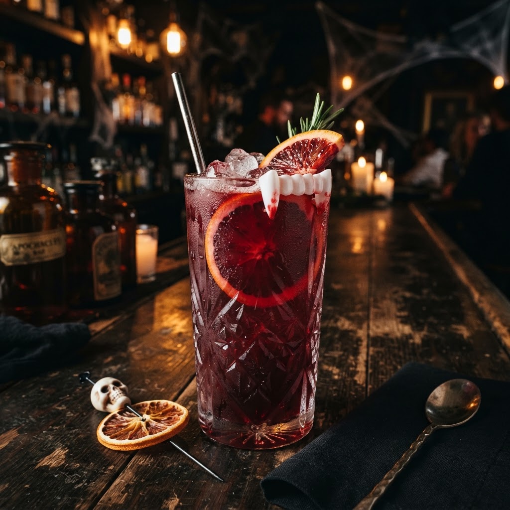 Vampire's Blood-Orange Mocktail
