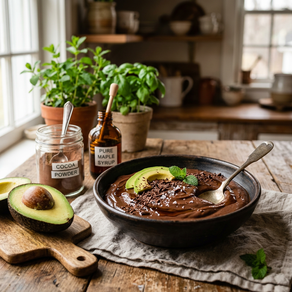 Chocolate Avocado Pudding