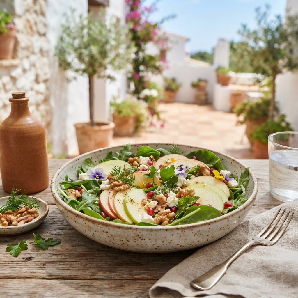 Harvest Apple Salad with Walnuts