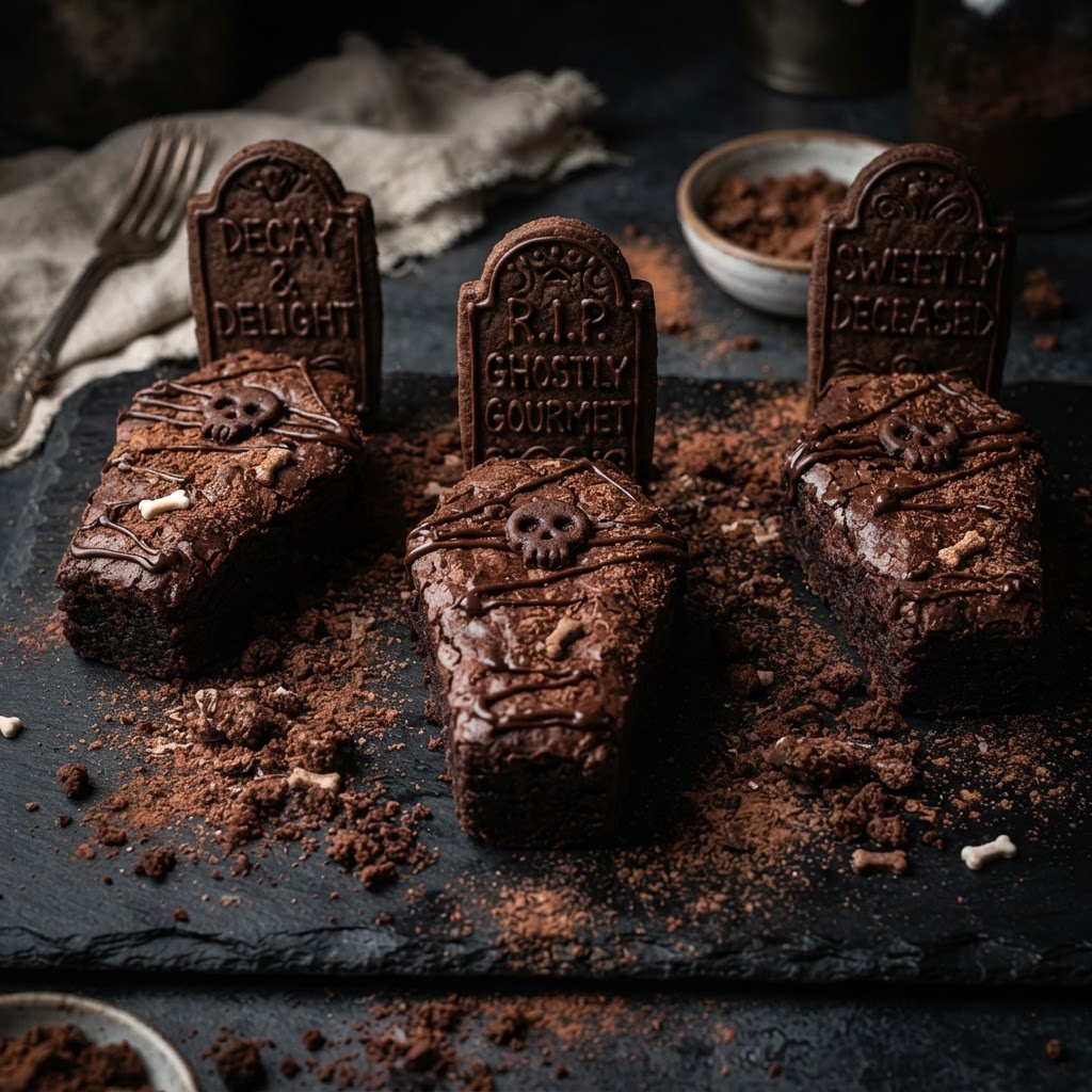Haunted Coffin Brownies