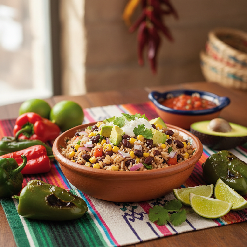 Vegetarian Mexican Rice Bowl