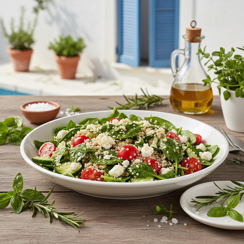 Quinoa & Spinach Salad