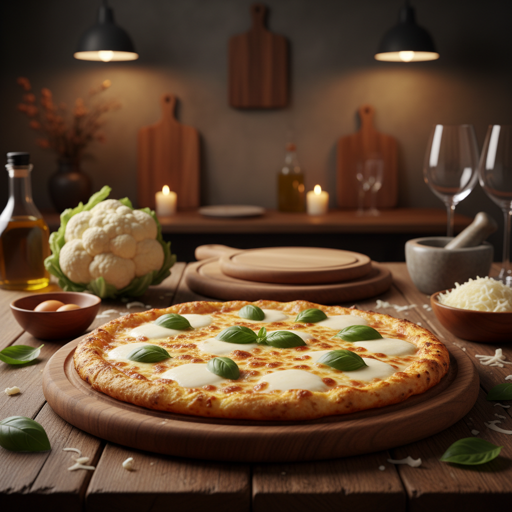 Cauliflower Pizza Crust
