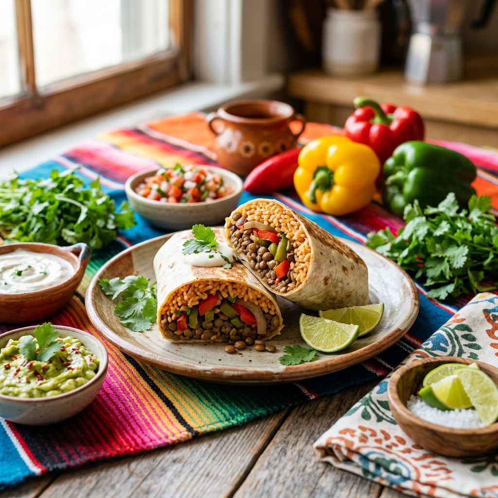 Lentil Burritos