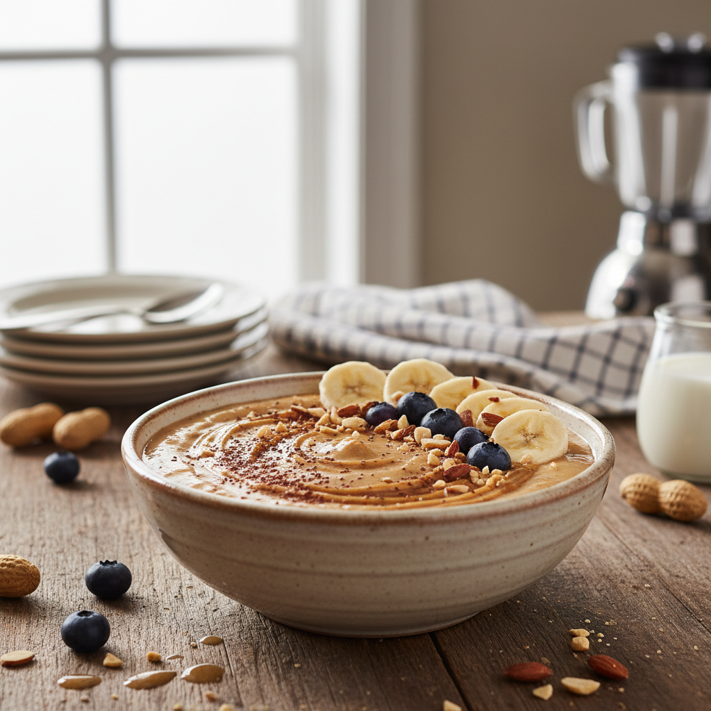 Peanut Butter Smoothie Bowl
