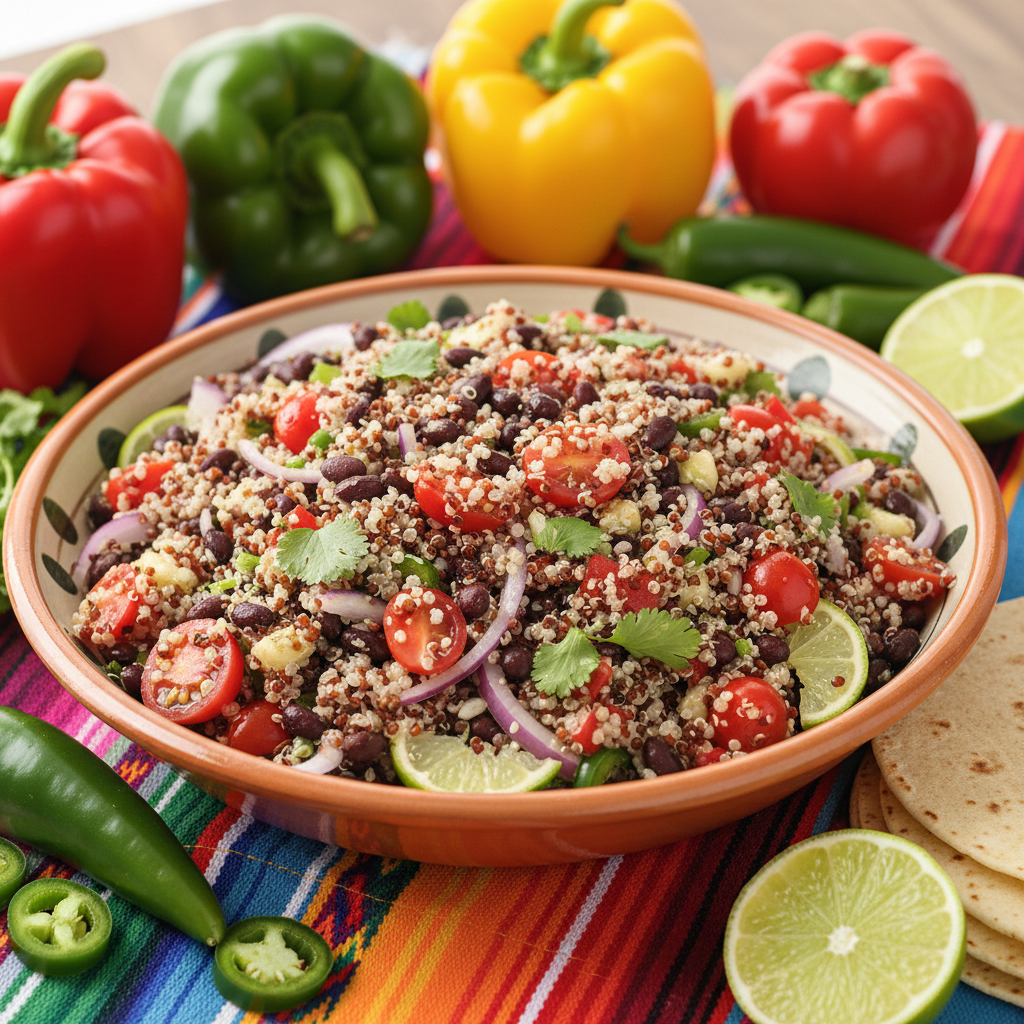 Quinoa & Black Bean Salad