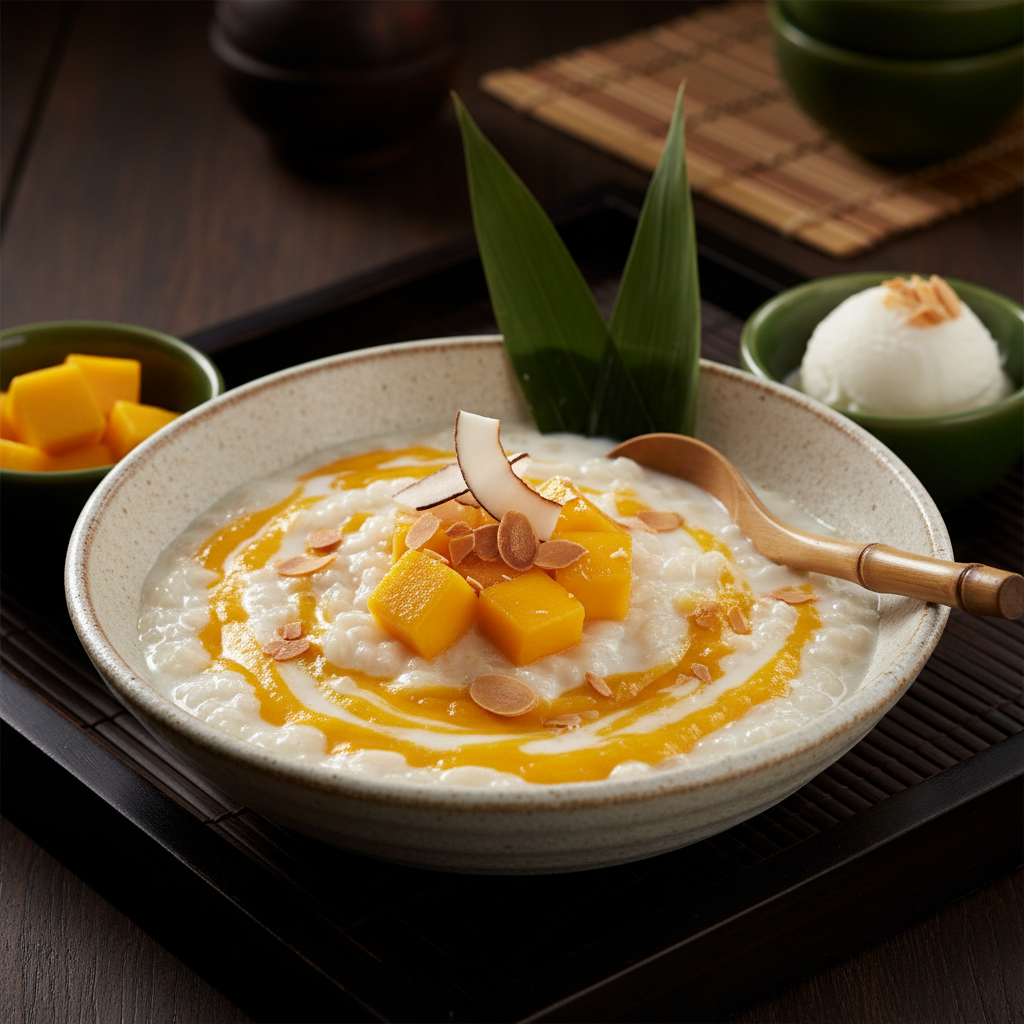 Mango Coconut Rice Pudding