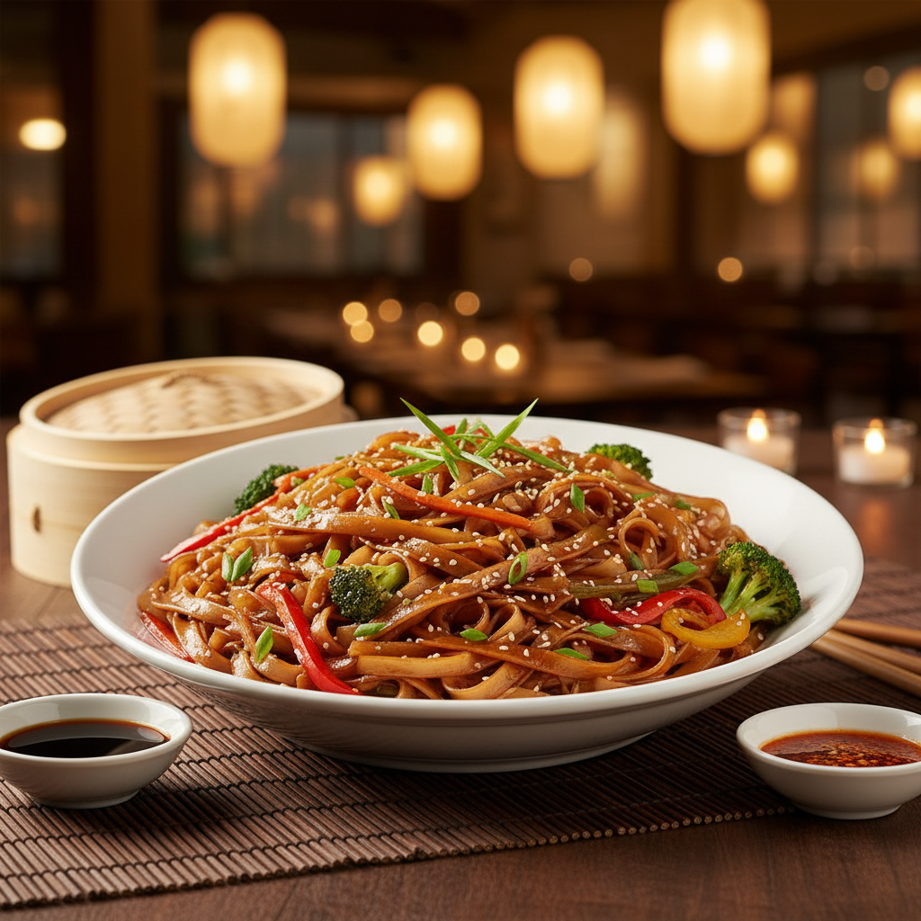 Rice Noodle Stir Fry