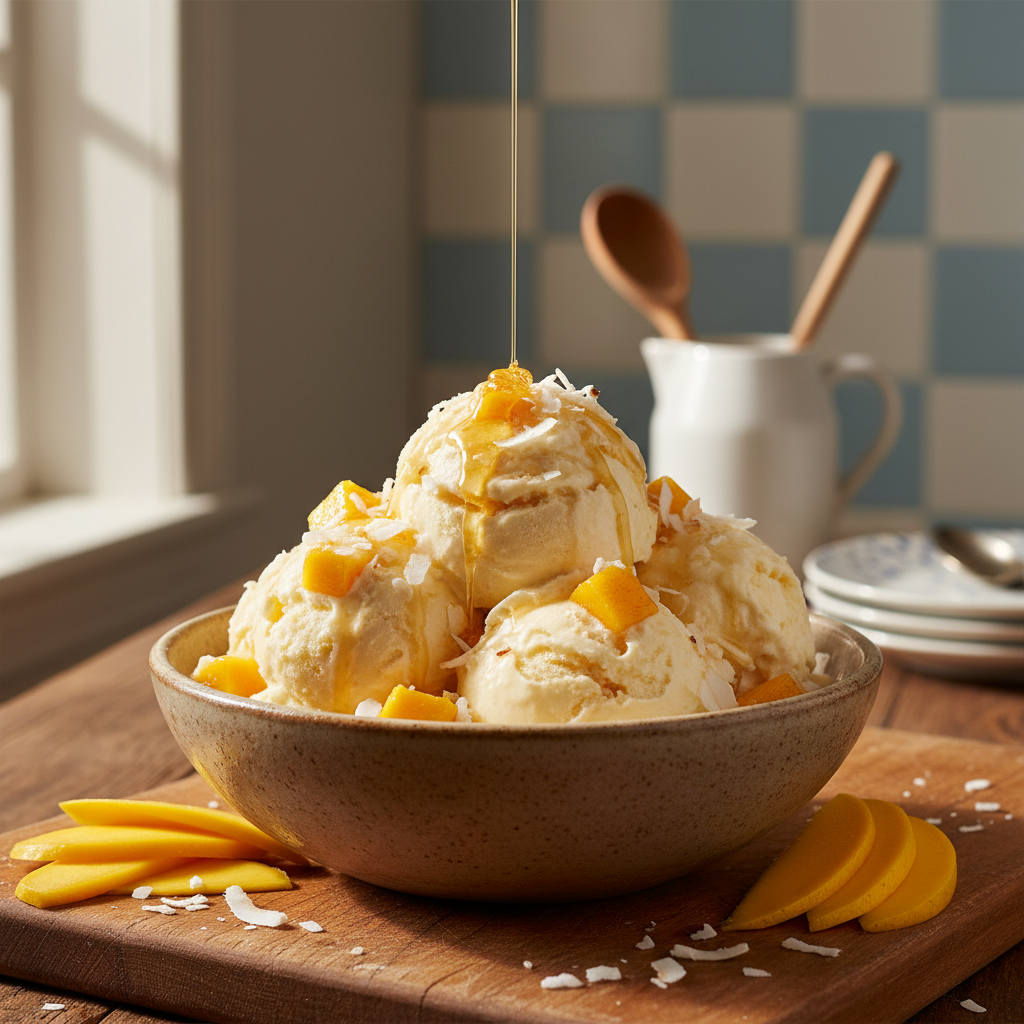 Mango Coconut Sorbet