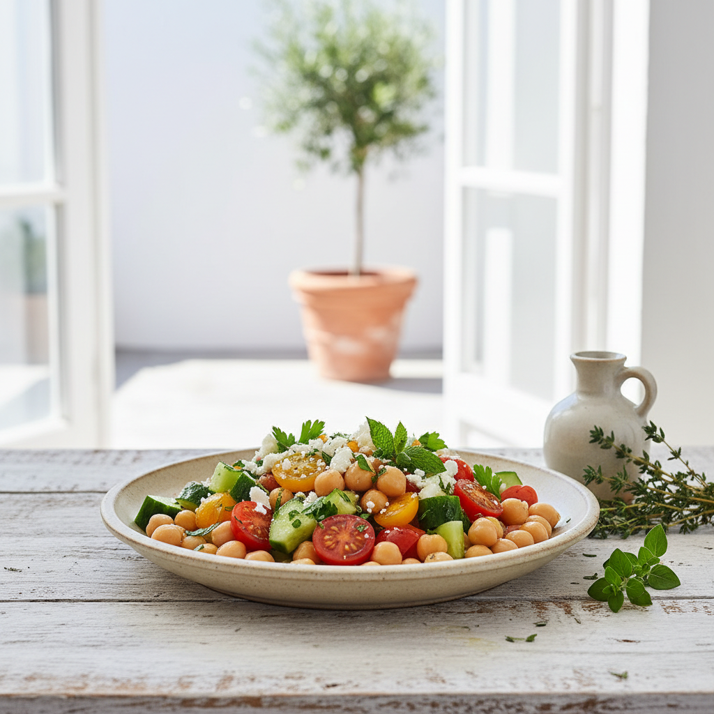 Mediterranean Chickpea Bowl