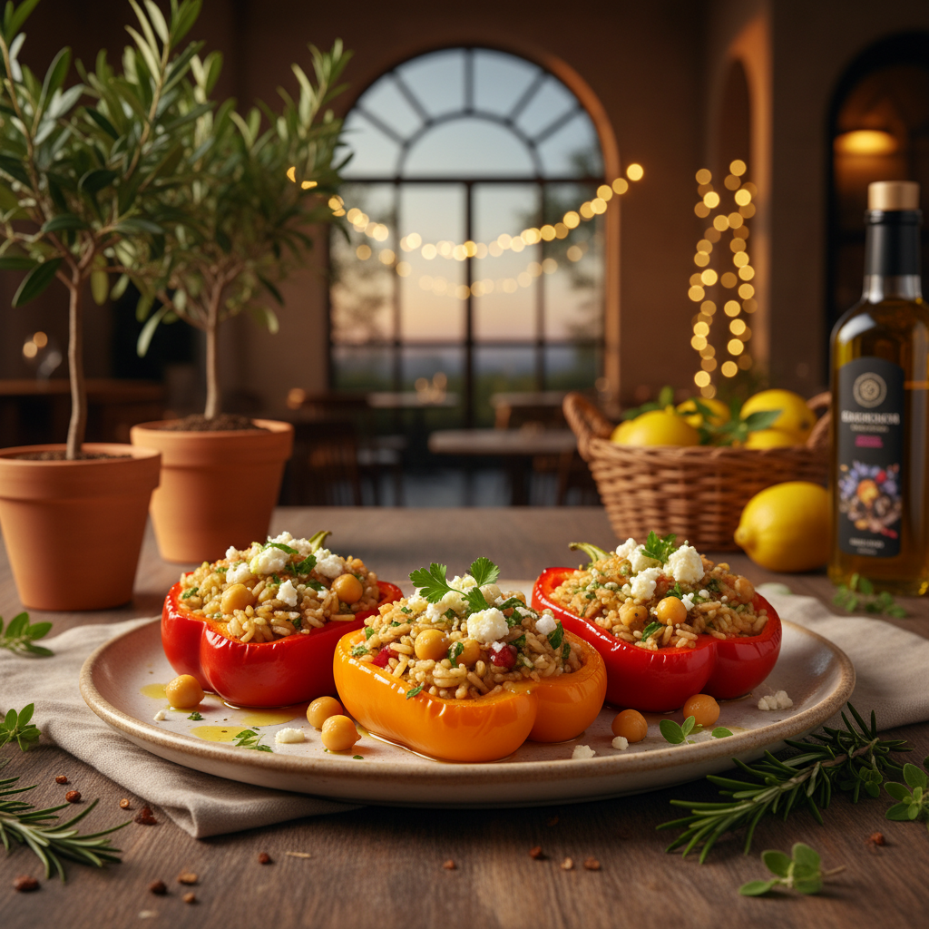 Mediterranean Stuffed Peppers
