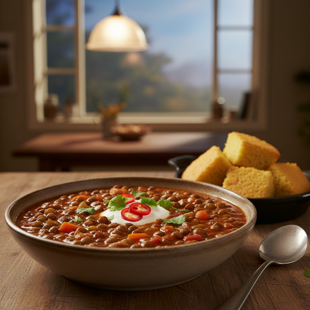 Lentil Vegetarian Chili