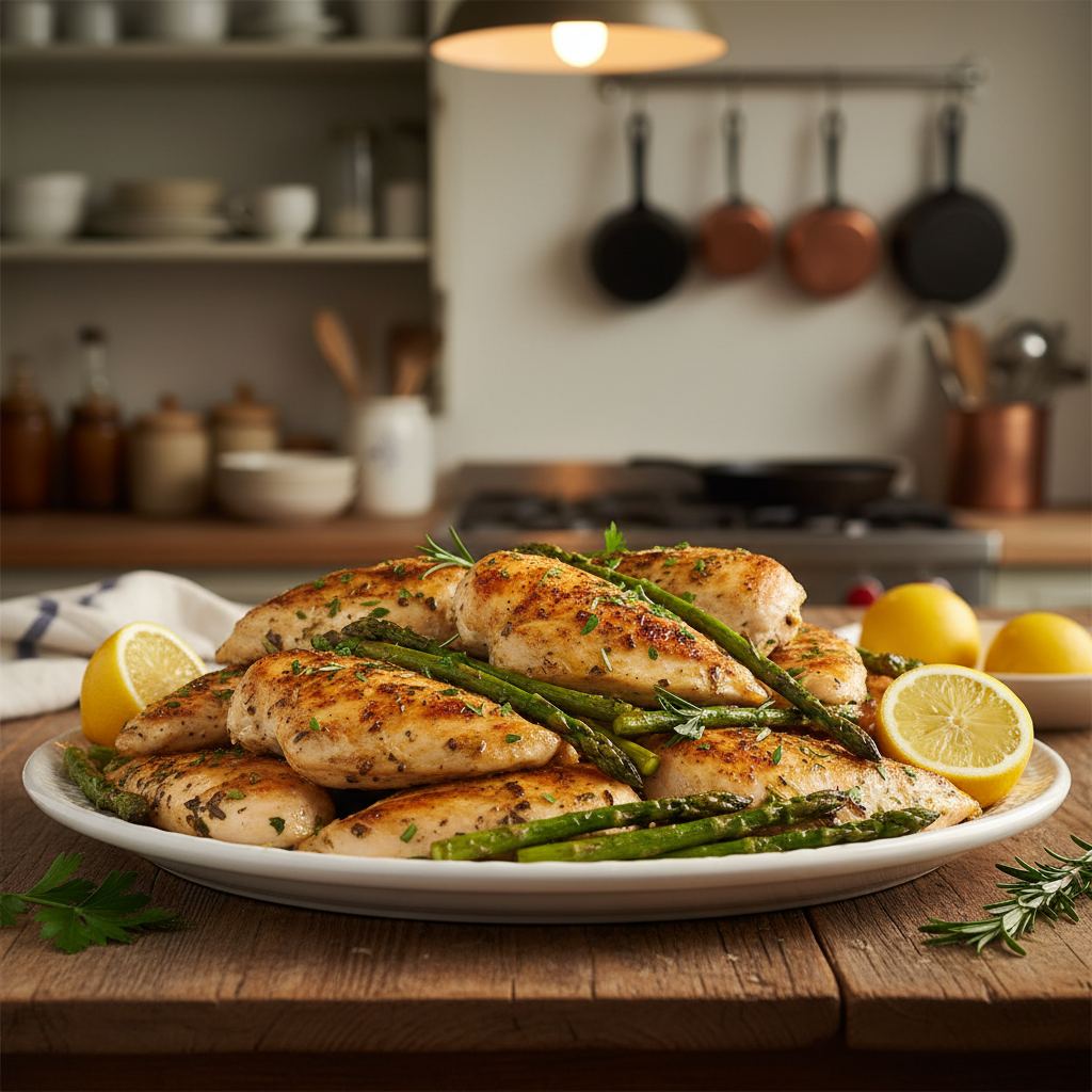 Lemon Herb Chicken & Asparagus