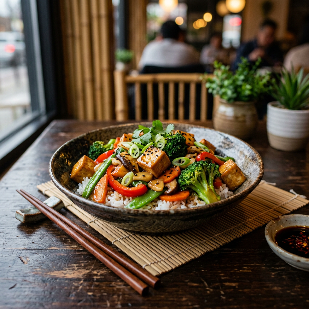 Vegetable Stir-fry with Tofu