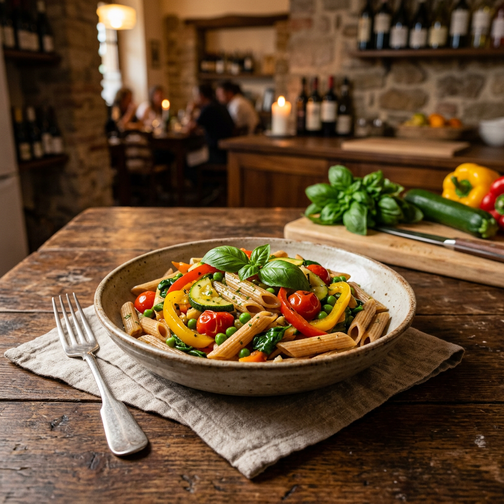 Dairy-Free Pasta Primavera